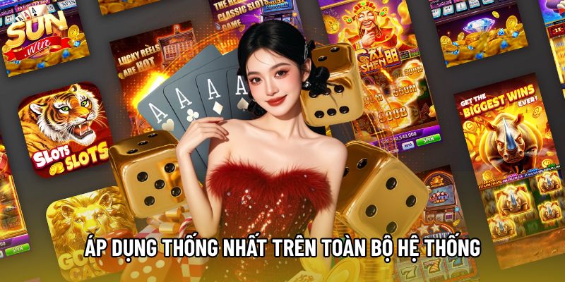 Áp dụng thống nhất trên toàn bộ hệ thống Áp dụng thống nhất trên toàn bộ hệ thống