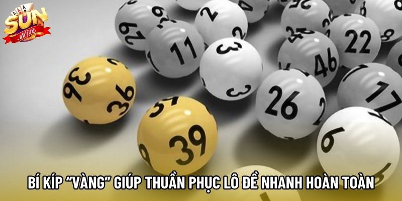 Bí kíp “vàng” giúp thuần phục lô đề nhanh hoàn toàn